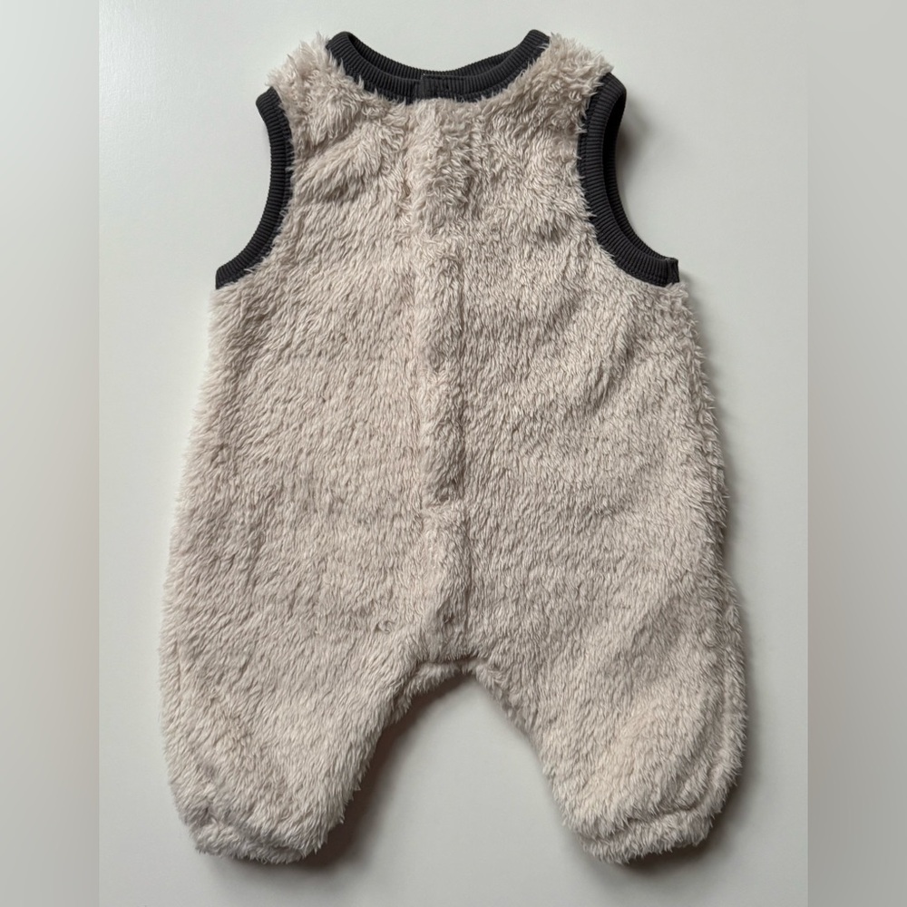 Zara Kids Unisex Faux Fur One-Piece Suit - Size 3-6M